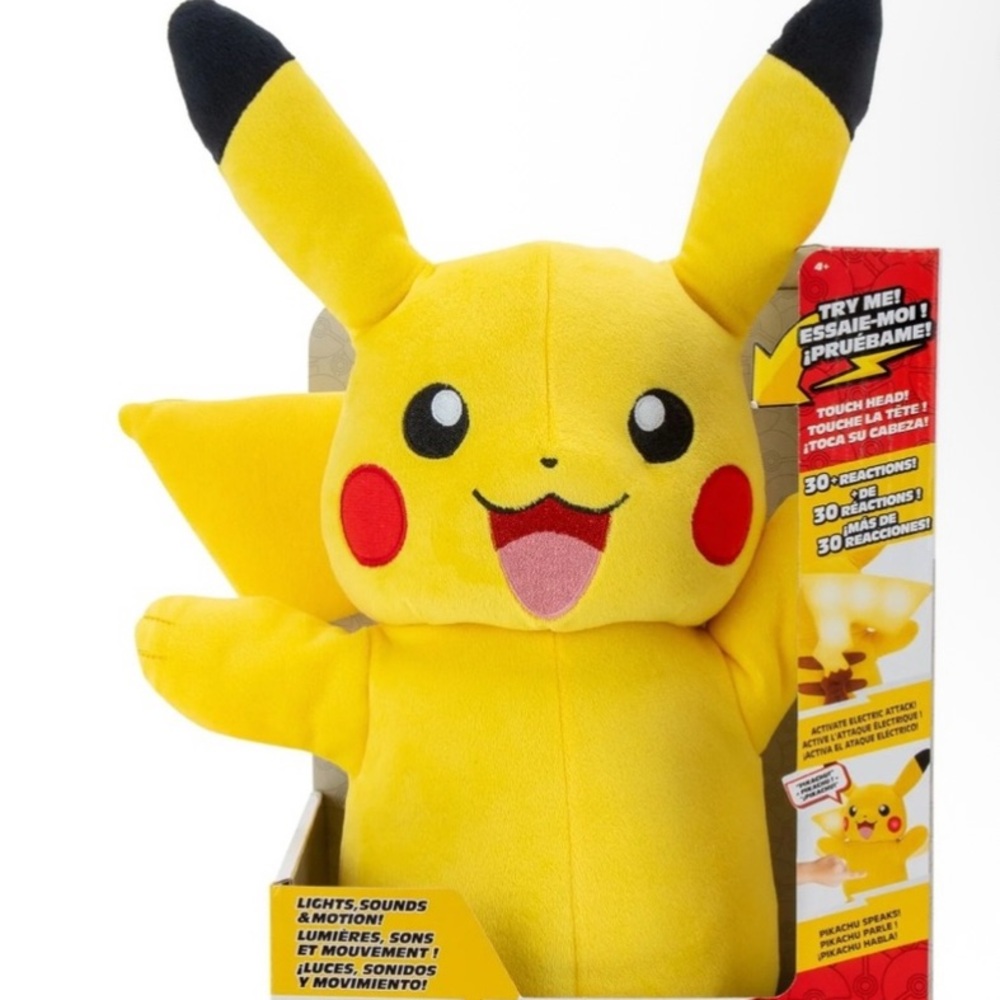 Pokemon Pikachu Yellow Plush Toy